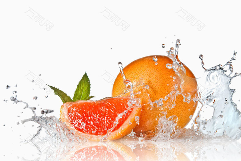 橙子和水