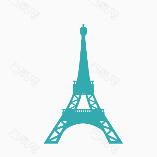 颜色巴黎铁塔
