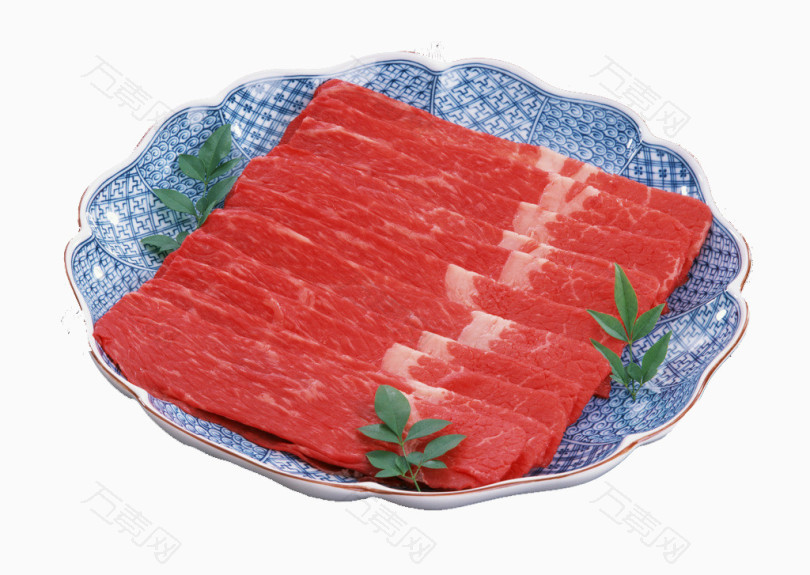火锅涮牛肉食材