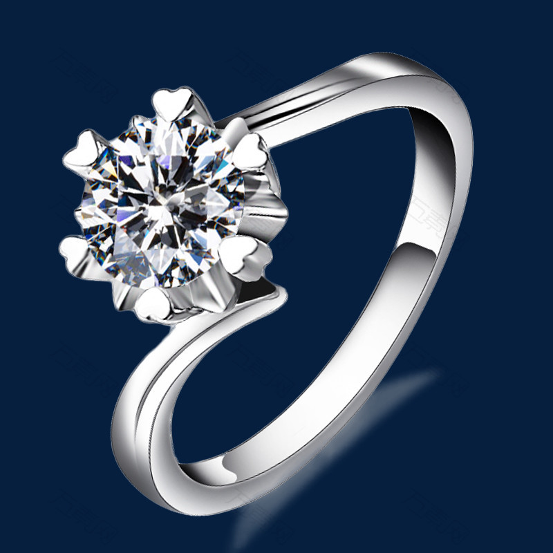 钻戒钻石结婚戒指