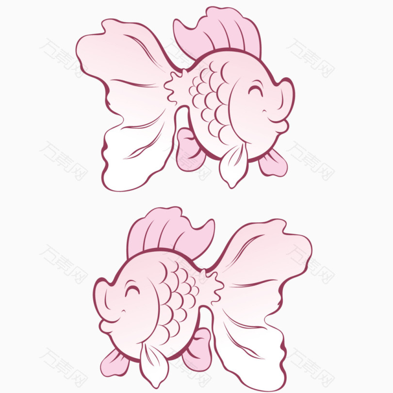 粉红色金鱼