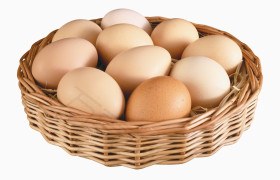 篮子里的鸡蛋素材图片