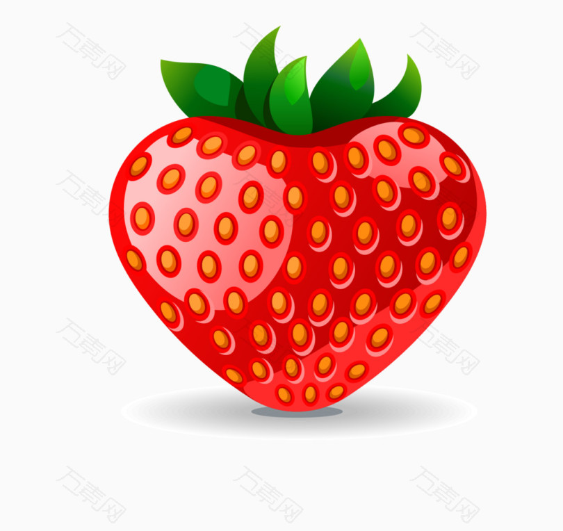 草莓矢量图