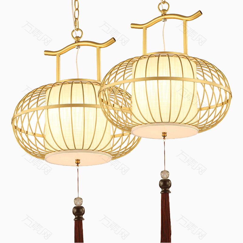 新中式吊灯古典鸟笼灯饰