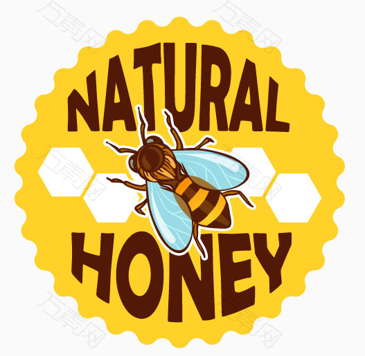 蜜蜂蜂蜜标签