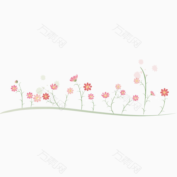 手绘花卉装饰