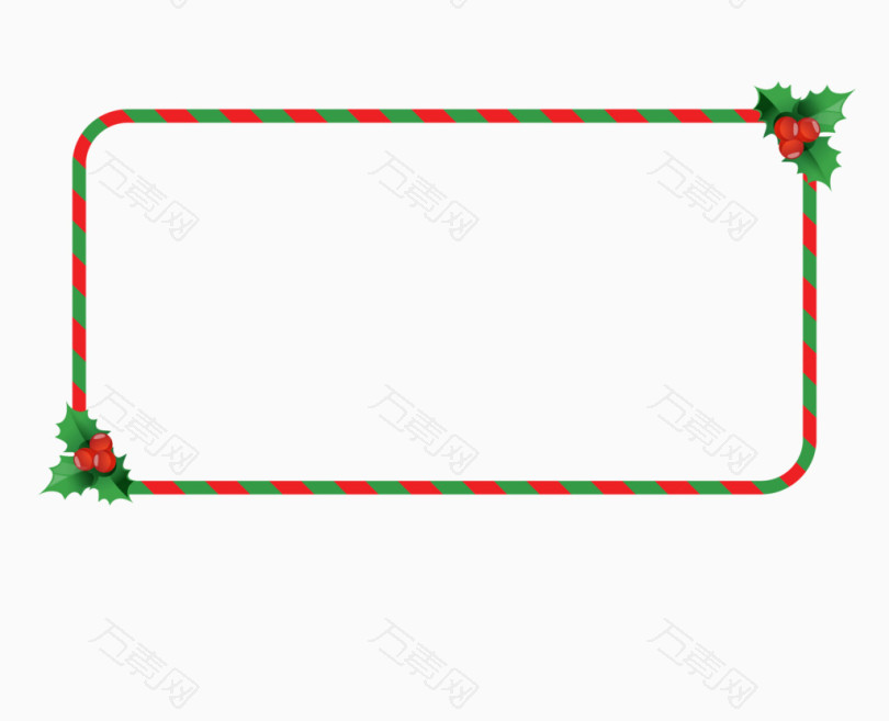 圣诞边框素材矢量图