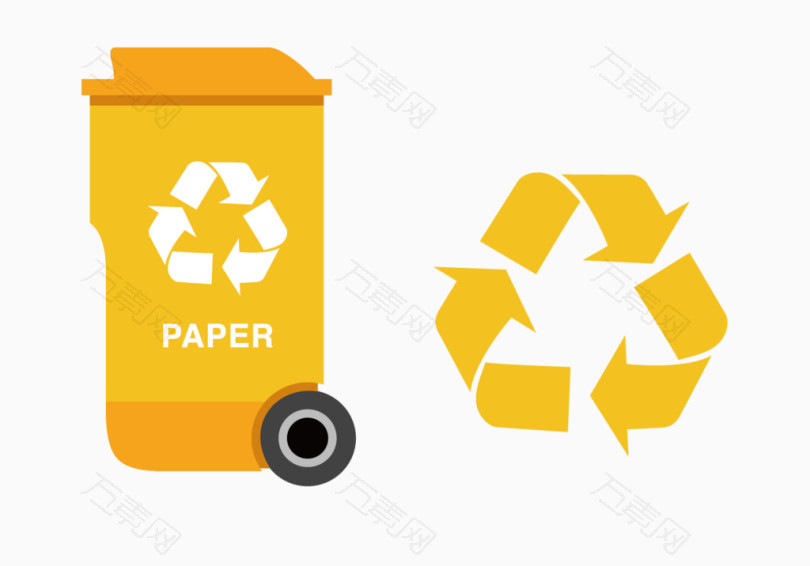 纸质垃圾回收箱