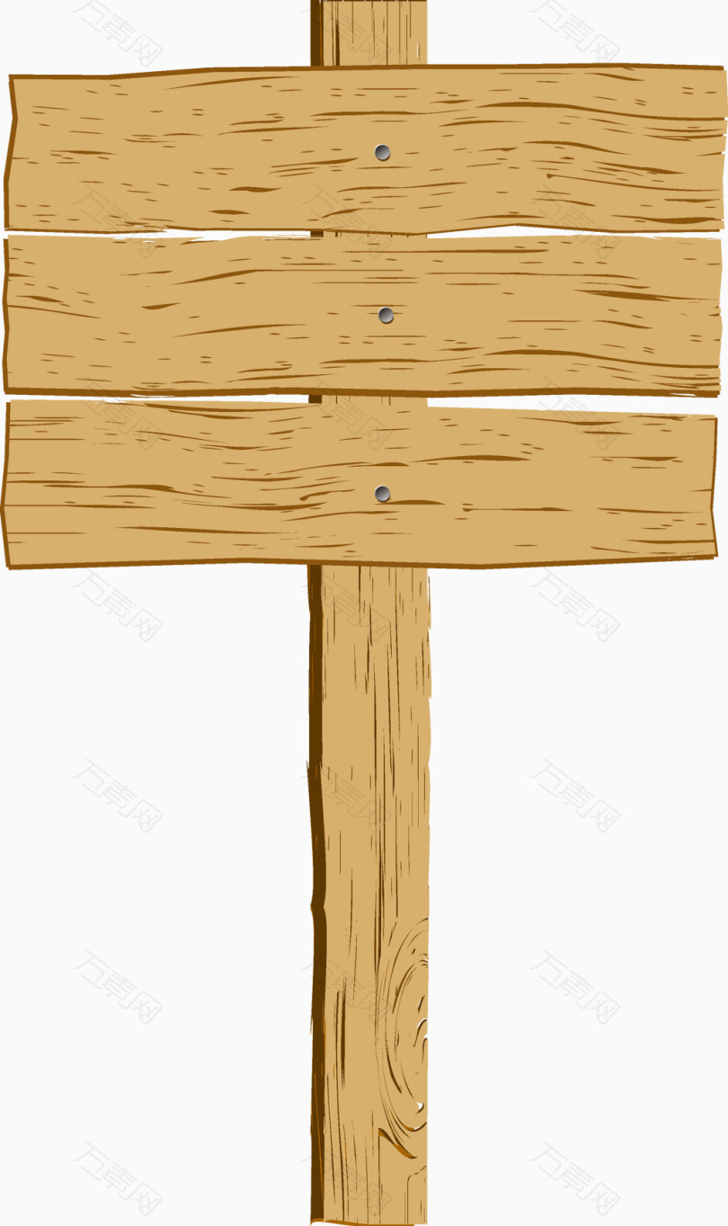 木质指示牌