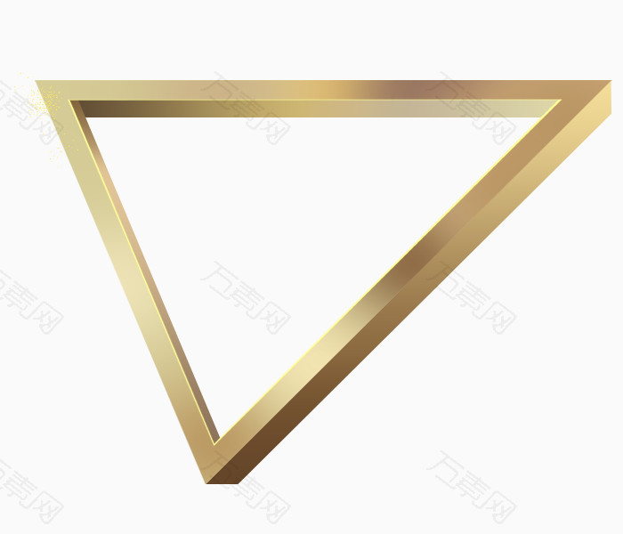 金属立体三角形