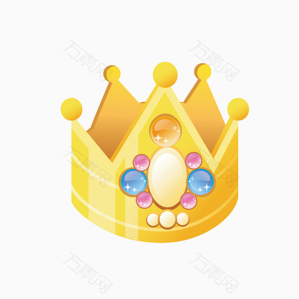 彩色宝石皇冠