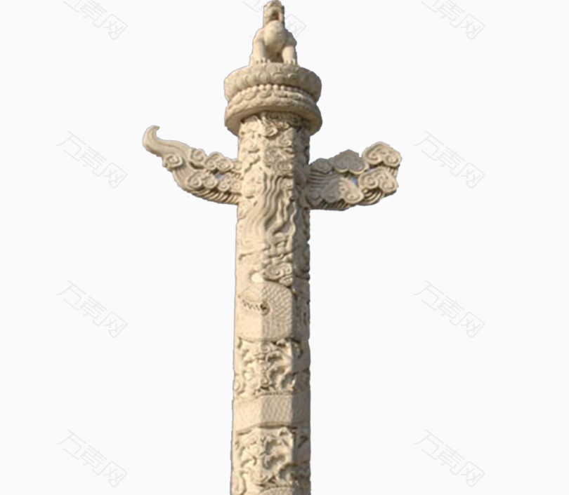 天安门雕刻石柱