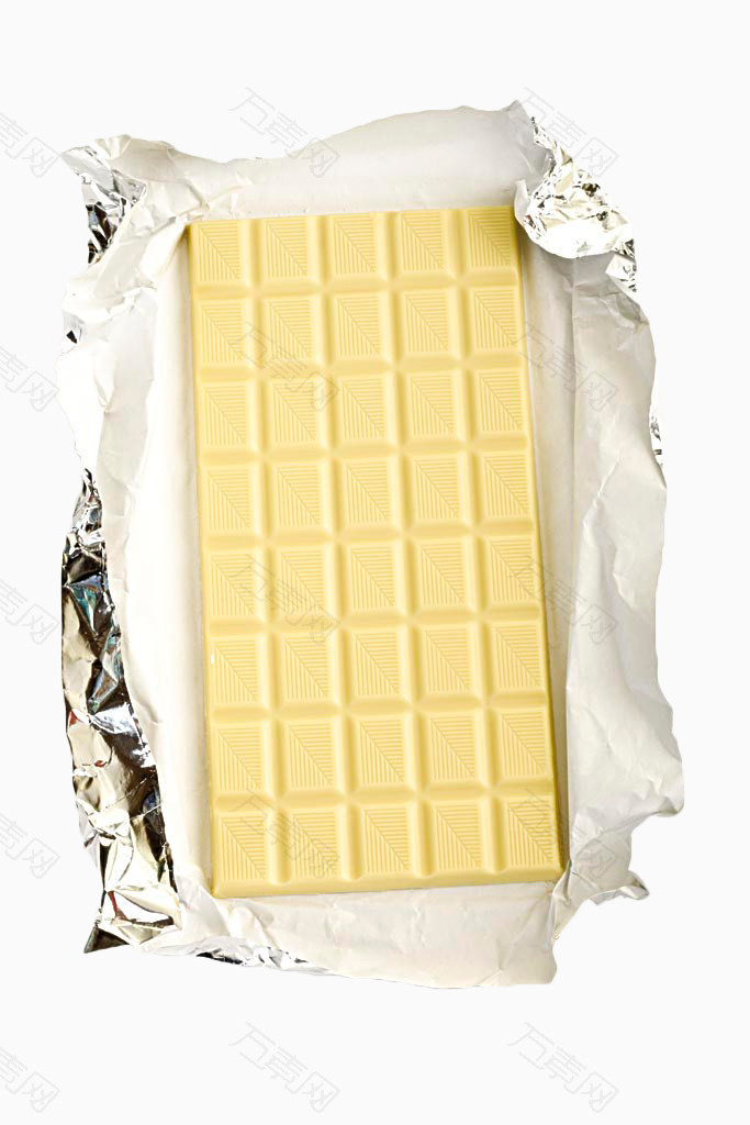 锡纸包装白巧克力