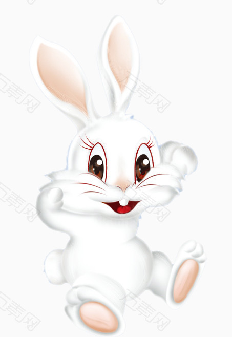 2023兔年生肖兔卡通兔子