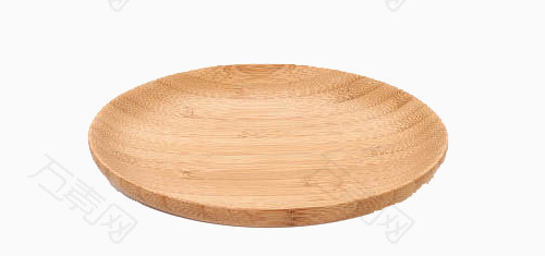 圆碟竹木水果盘