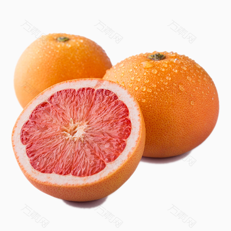 三个葡萄柚
