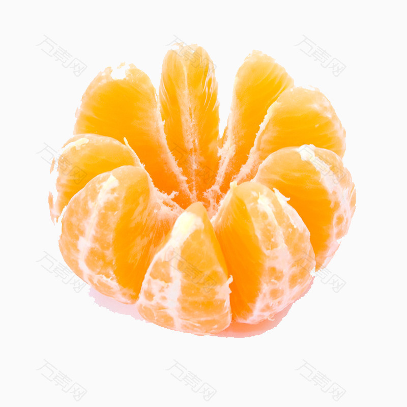 夏季美味拨开橘子高清素材PNG