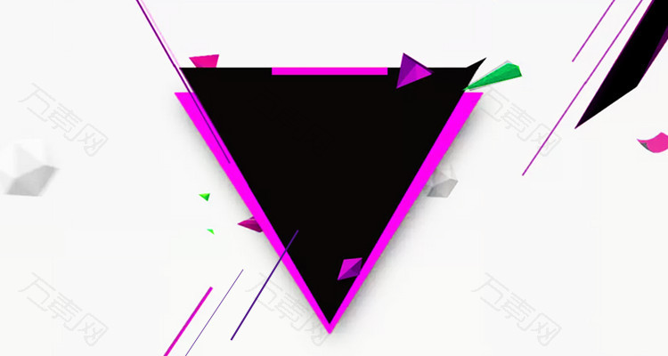 三角形海报背景