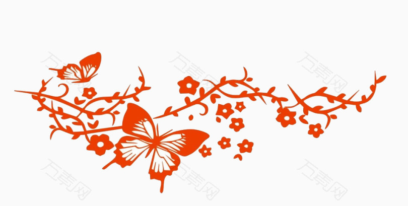 梅花和蝴蝶