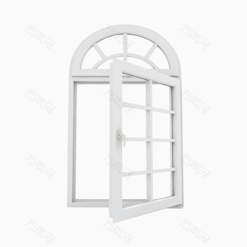 白色欧式门窗