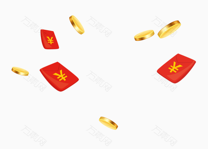 漂浮金币和红包