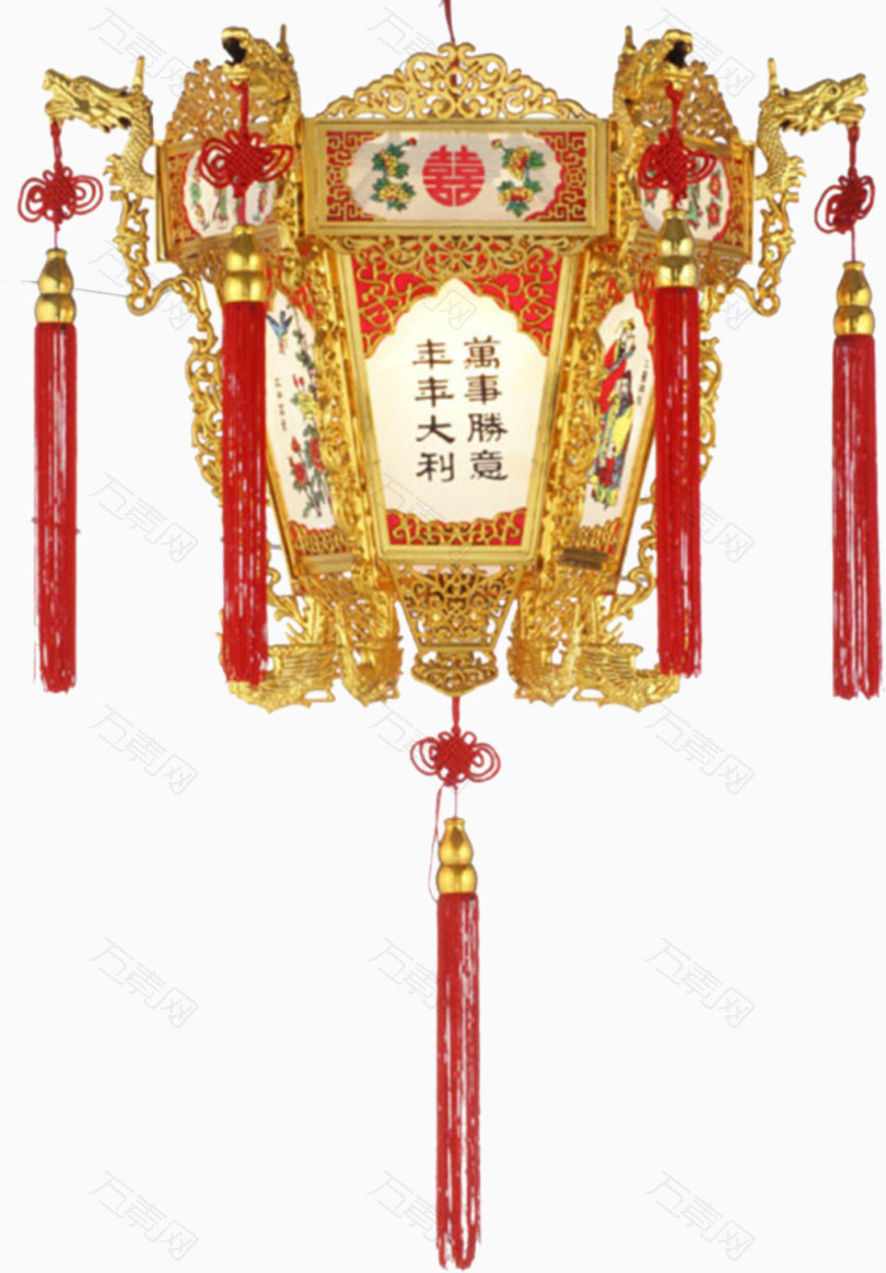 华丽中国风古式宫灯装饰