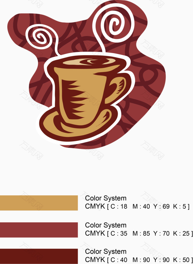 咖啡logo颜色搭配