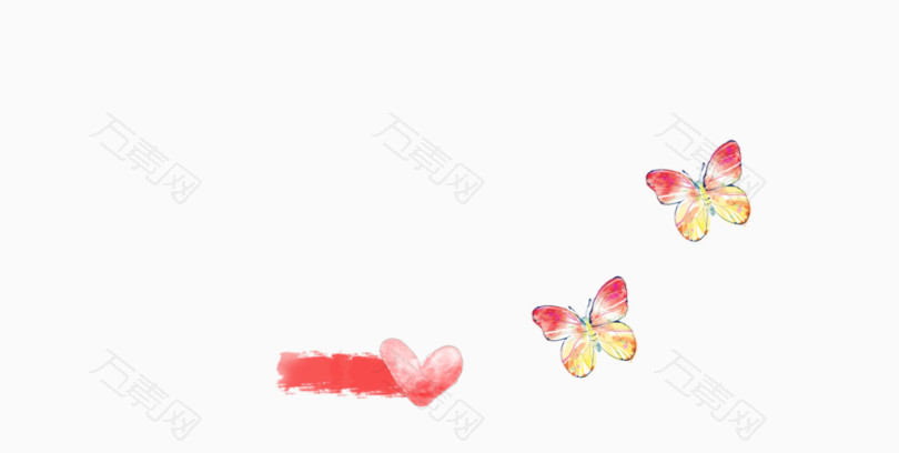 韩国卡通手绘蝴蝶
