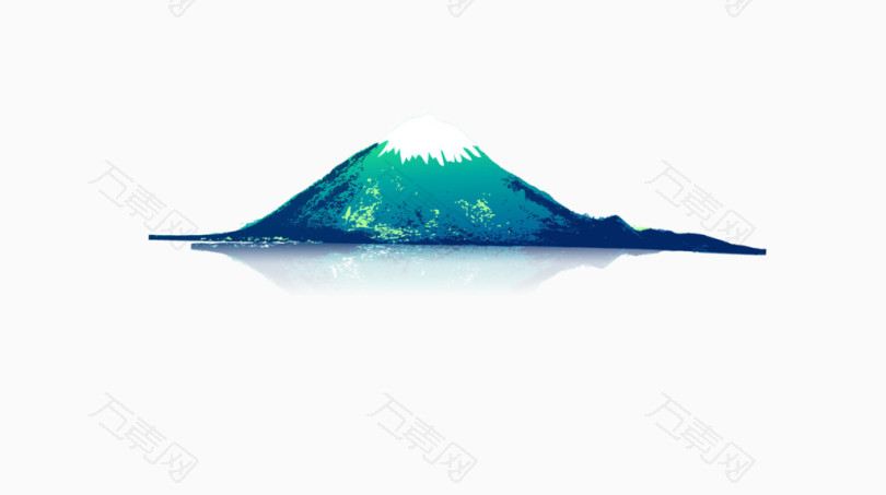 卡通富士山
