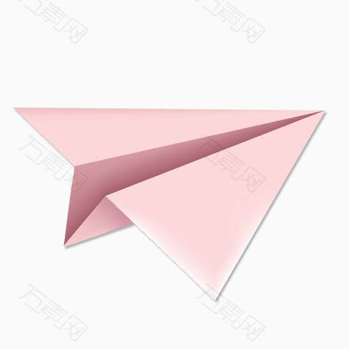 粉色折纸飞机