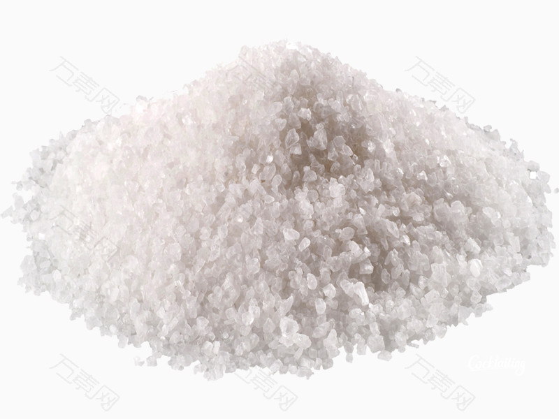 白色盐粒