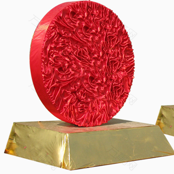红色金箔装饰