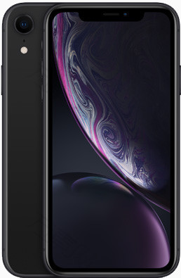 2018年发布的新款iPhone手机iPhoneXR黑色版