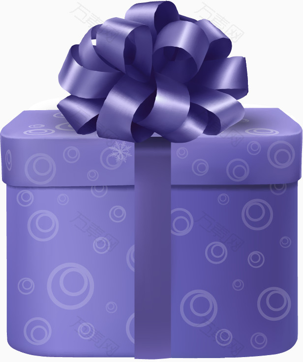 线圈紫色精致礼盒