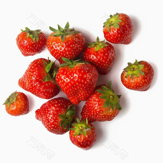 红色诱人草莓