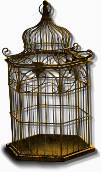 复古宫廷铁艺鸟笼