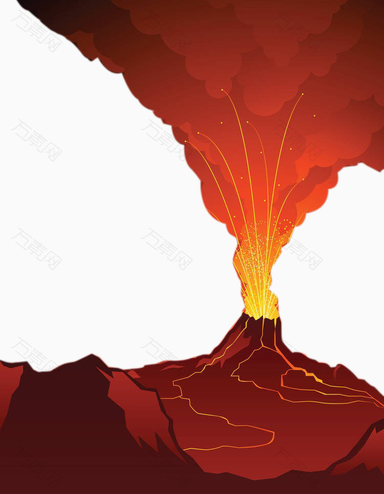 燃烧的火焰热烈火山