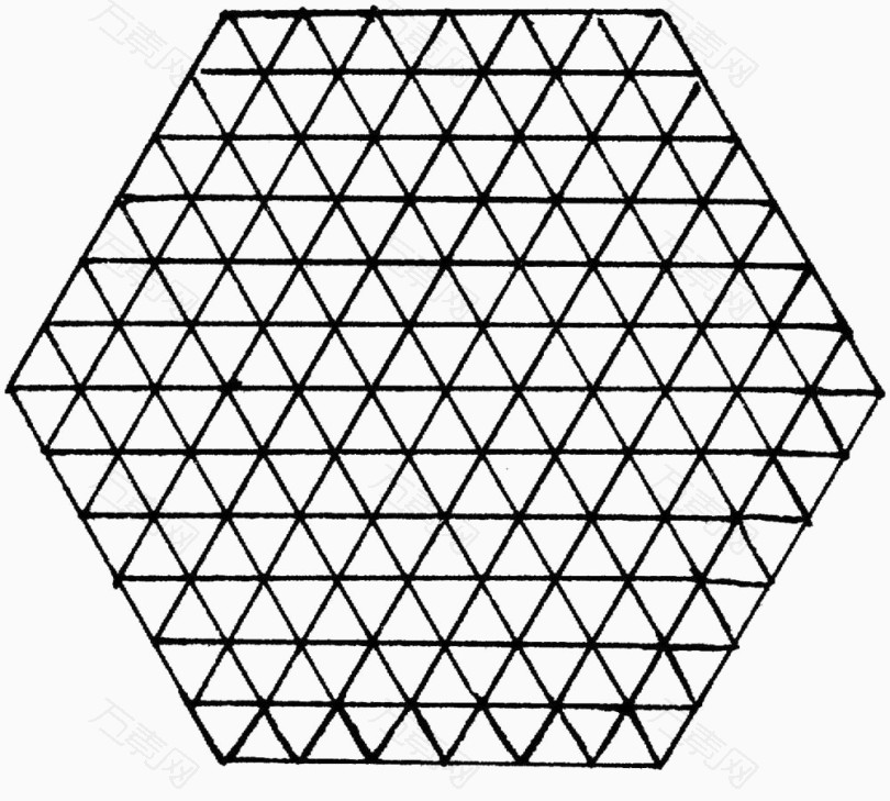六边形三角网格