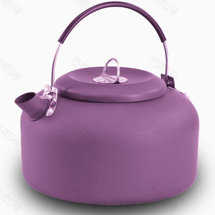 紫色磨砂家用水壶
