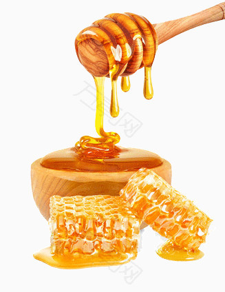 满碗的蜂蜜
