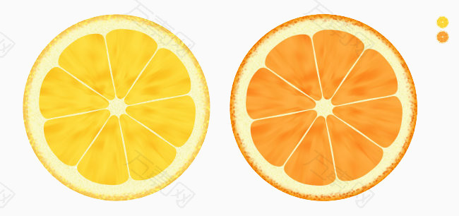 俩半柠檬图片素材