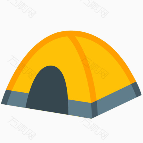 野营黄色帐篷工具合集