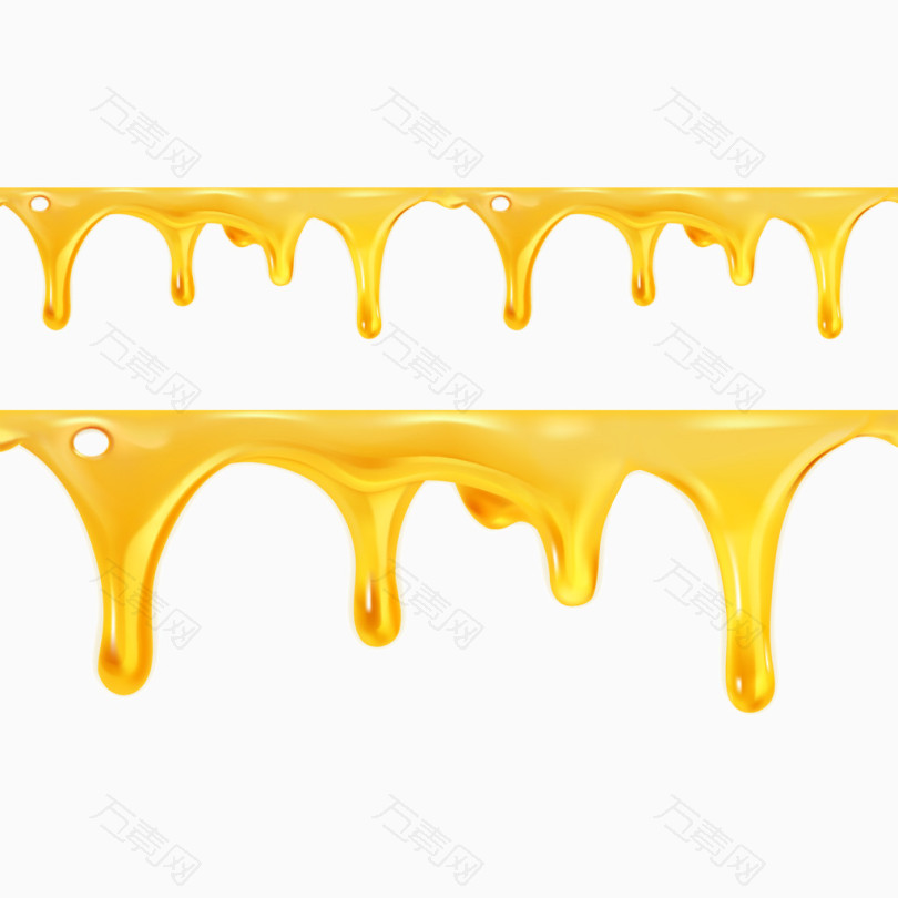 动感液态蜂蜜设计矢量素材