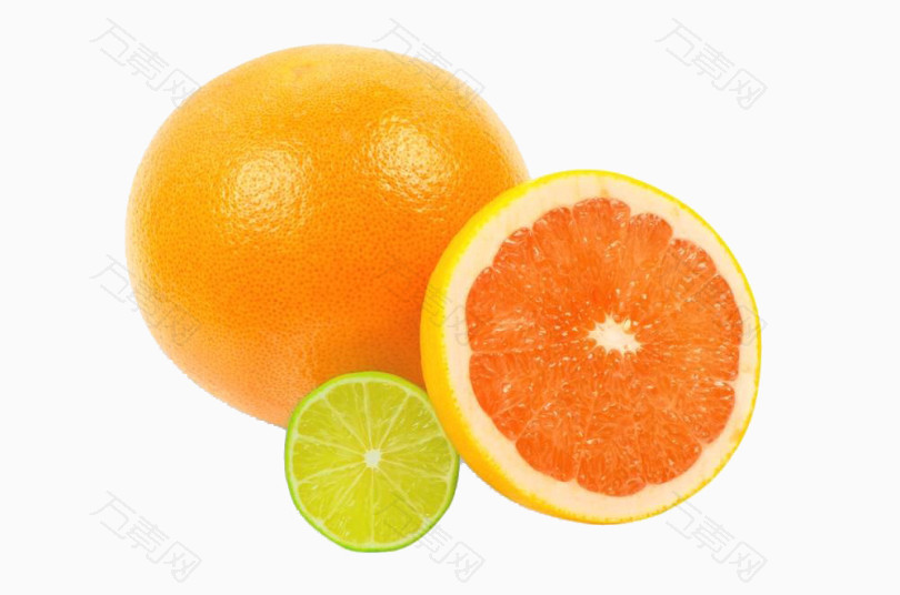 柑橘和柠檬免抠素材