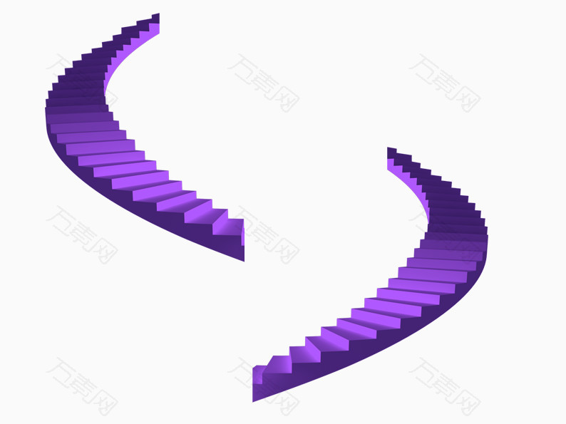 紫色的阶梯