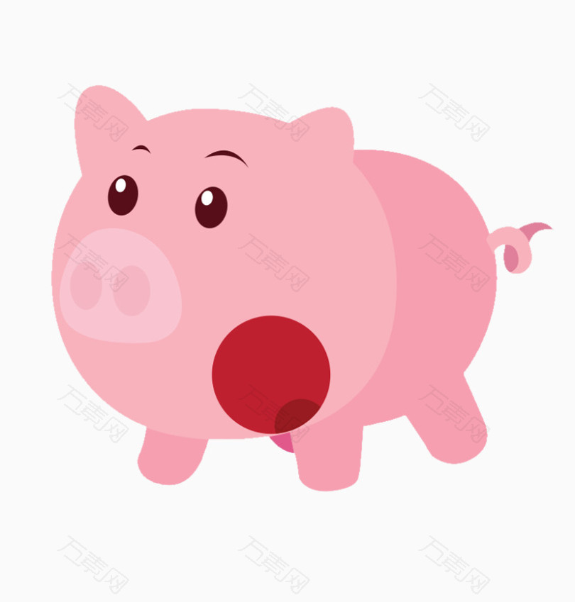 粉色小猪图片素材