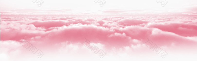 粉色天空云彩