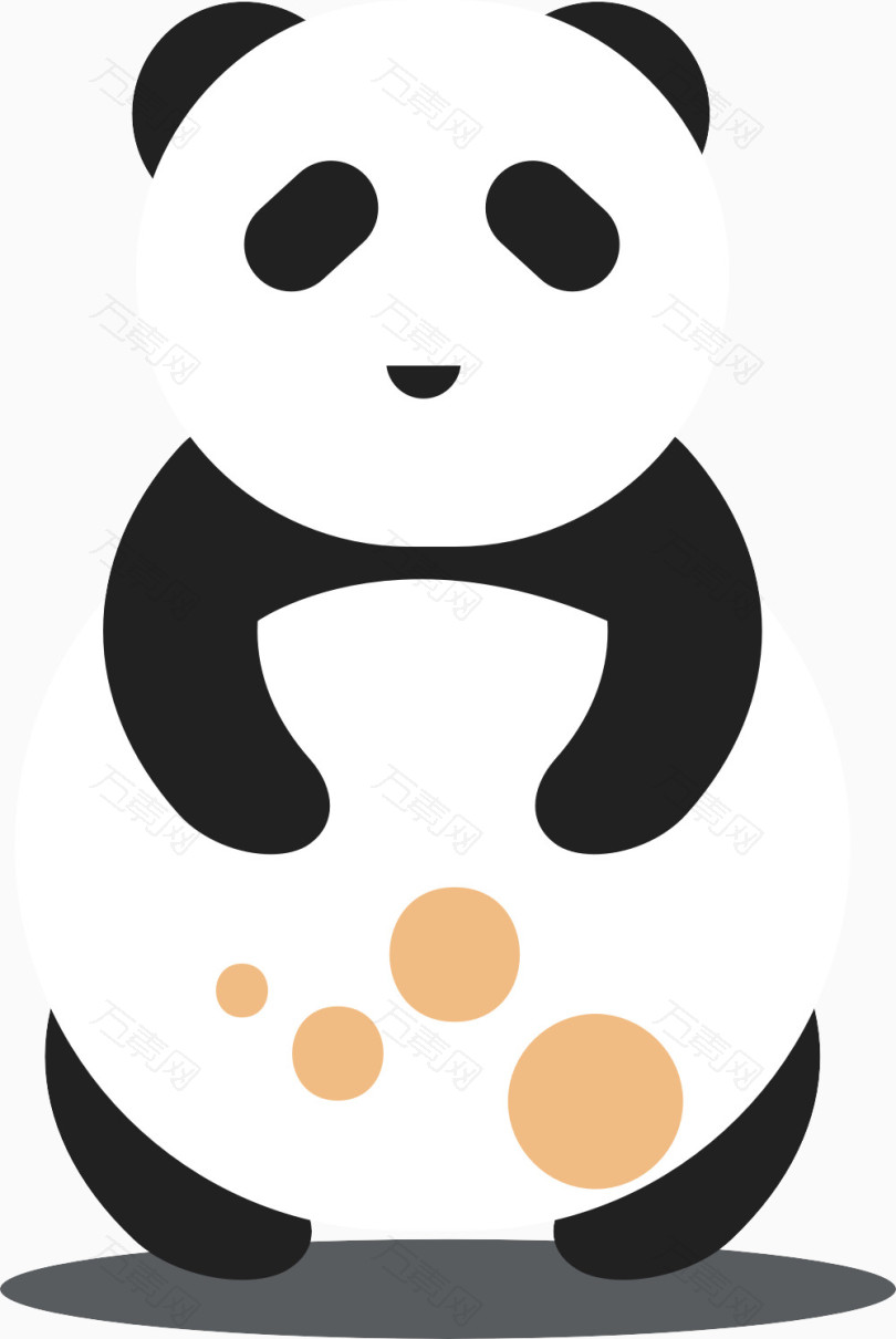 熊猫矢量图
