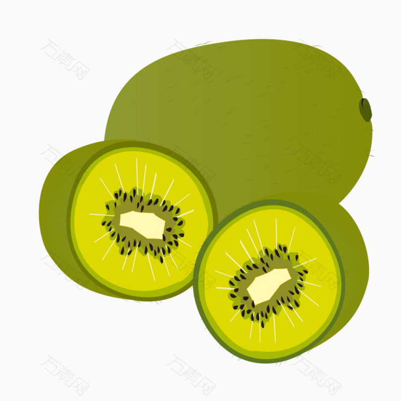 绿色猕猴桃水果素材
