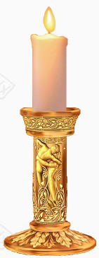 手绘蜡烛金属材质蜡烛台
